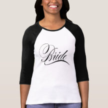 Bride 3/4 sleeve Tshirt