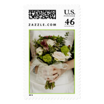 Bride and Bouquet (1) [CUSTOMIZE] postage