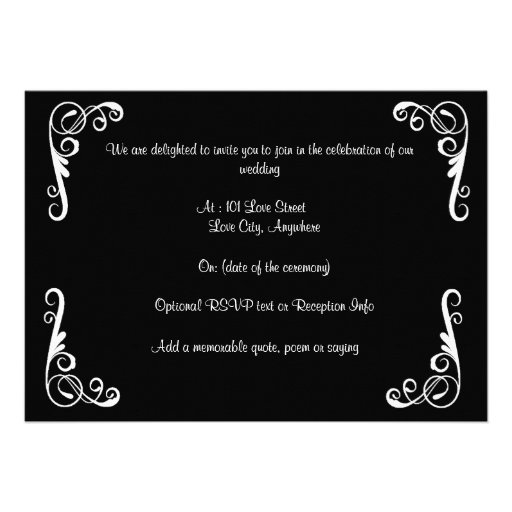 Bride and Bride Lesbian Elegant Wedding Invitation
