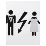 bride and bridegroom icon full color flyer
