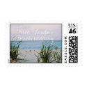 Bride and Groom Beach Wedding Postage postage