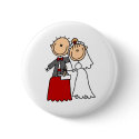 Bride And Groom Button