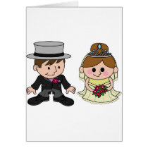 bride and groom cards