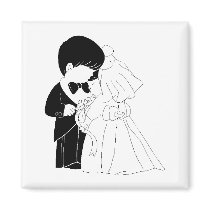Bride and Groom - Children magnets