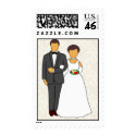 Bride and Groom Elegant Floral postage by stampstore Bride and Groom Elegant Floral postage