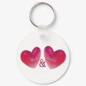 Bride and Groom Hearts keychains by Suzettas Bride and Groom Hearts keychains