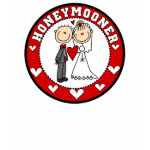 Bride and Groom Honeymooner Tshirt