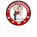 Bride and Groom Honeymooner Tshirt