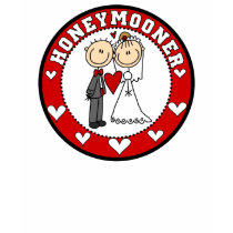 Bride and Groom Honeymooner Tshirt