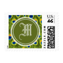 Bride And Groom Initials Monograms Stamps by MonogramGifts Bride And Groom Initials Monograms Stamps