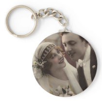 Bride and Groom Key Chains