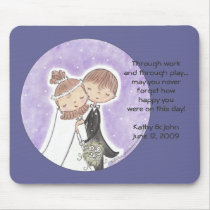 Bride and Groom Kids mousepads by creationhrt Bride and Groom Kids mousepads