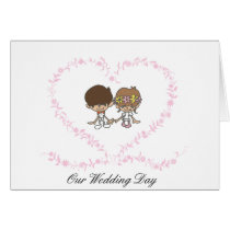 Bride and Groom-Lovers Heart -2 cards