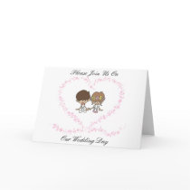 Bride and Groom-Lovers Heart -3 cards