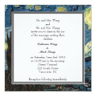 Bride and groom parents'  invitation, wedding announcement