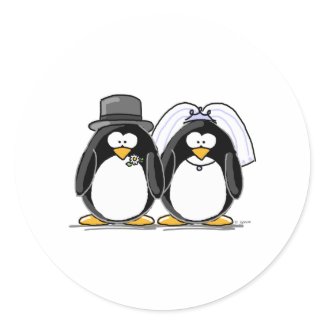 Bride and Groom Penguins