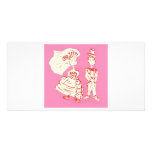 Bride and Groom Pop Art Custom Photo Card
