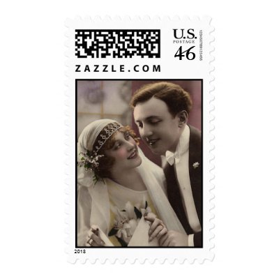 Bride and Groom Stamp