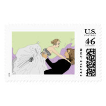 Bride and Groom postage