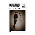 Bride and Groom Postage postage