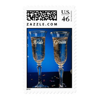 Bride and Groom Postage