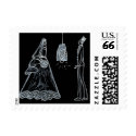Bride and Groom postage stamp by kjamison Bride and Groom postage stamp