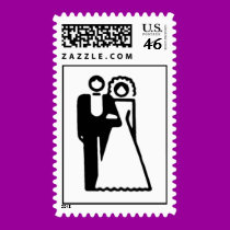 Bride and Groom Stamp 1 stamps