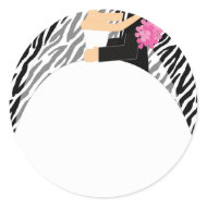 Bride and Groom sticker