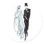 Bride and Groom stickers