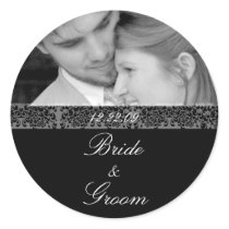Bride and Groom Sticker With Your Photo by samack Bride and Groom Sticker With Your Photo