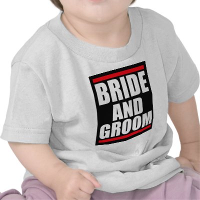 bride and groom tee shirt
