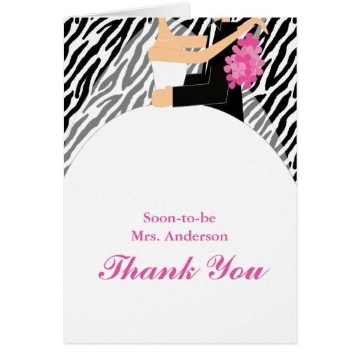 Bride And Groom Thank You Program
