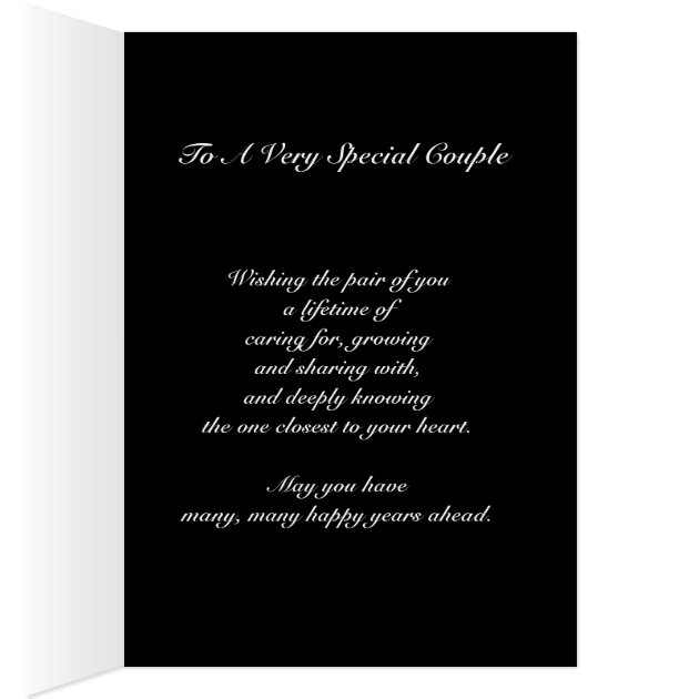 BRIDE And GROOM Wedding Congratulations Pink Rose Card | Zazzle