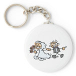Bride And Groom Wedding Elope Elopement Key Chains