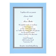 bride and groom wedding invitation, daisy flower