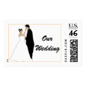 Bride And Groom Wedding Invitation Postage Stamps 

stamp
