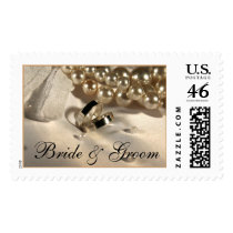 Bride And Groom Wedding Invitation Stamps by TDSwhite Bride And Groom Wedding Invitation Stamps
