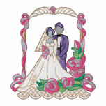 Bride and Groom Wedding Topper embroidered shirts