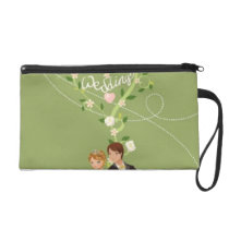 Bride and Groom bagettes bags
