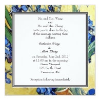 Bride and groom's parents' invitation. custom announcement