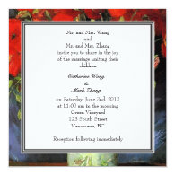 bride and groom's parents wedding invitation invitation