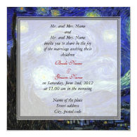 bride and groom's parents wedding invitation custom invitations