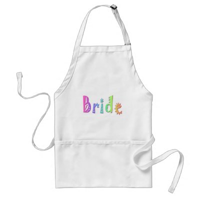 Bride aprons