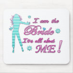 Bride Bachelorette Party Wedding bridal brides Mousepad