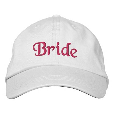 Bride baseball hat embroidered baseball cap