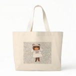 bride bear tote bag