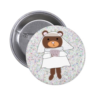 bride bear pin