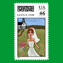 Bride Beautiful - stamp stamps