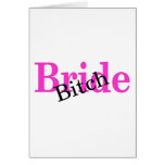 Bride Bitch Greeting Cards