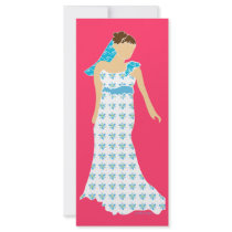 Bride Bookmark rack cards